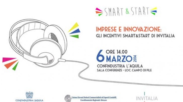 Smart&Start, Invitalia il 6 marzo a L’Aquila