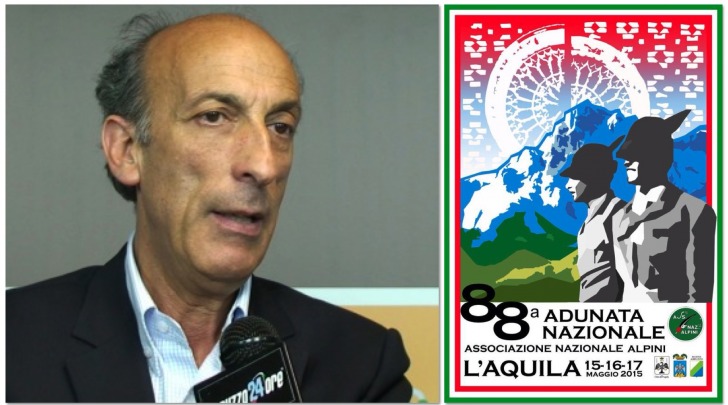 Agostino Del Re - 88° Adunata degli Alpini, L'Aquila 2015